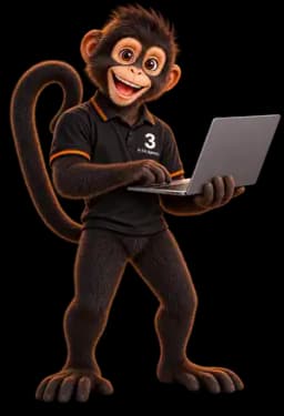 Trey holding a laptop